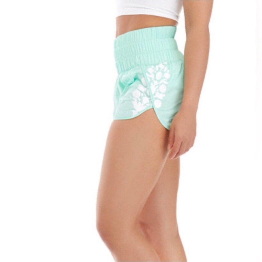 FP Movement The Way Home Turquoise Mint Shorts Size L, NWT